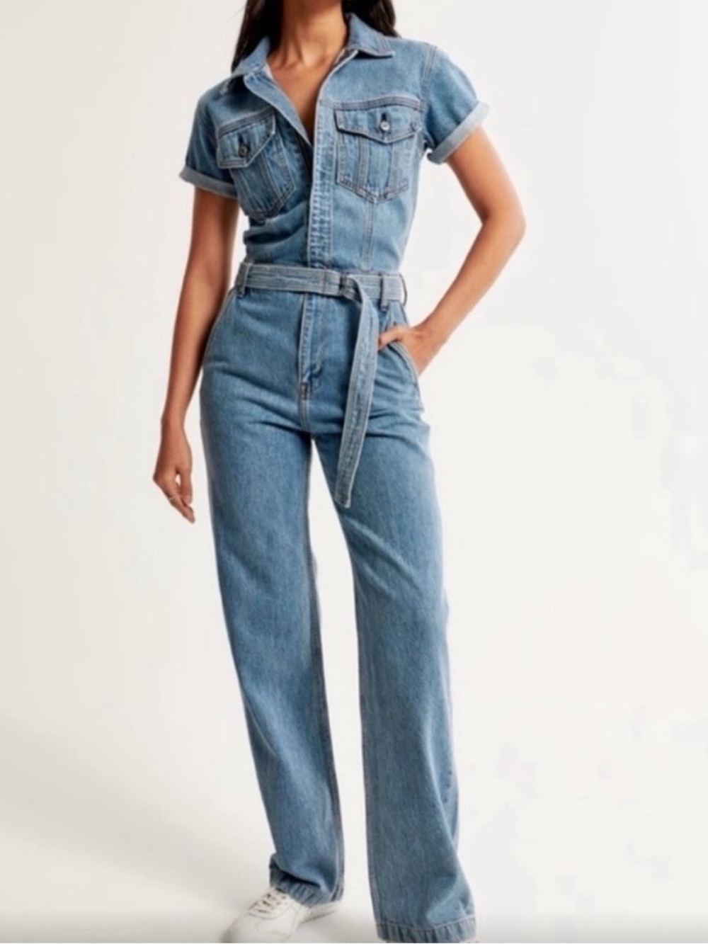 Abercrombie Denim Jumpsuit